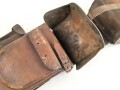 Ulanenregiment 15 ?, Paar Packtaschen für Offiziere, guter Zustand, ungereinigte Kammerstücke