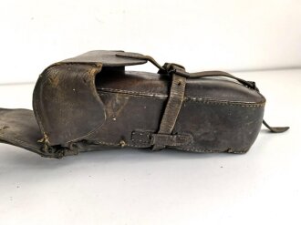 1. Garde Ulanen Regiment, Paar Packtaschen für Offiziere, ungereinigte Kammerstücke von 1915