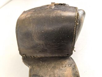1. Garde Ulanen Regiment, Paar Packtaschen für Offiziere, ungereinigte Kammerstücke von 1915