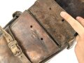 1. Garde Ulanen Regiment, Paar Packtaschen für Offiziere, ungereinigte Kammerstücke von 1915