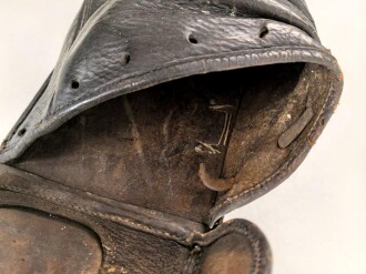 Kaiserreich und 1. Weltkrieg, Paar Packtaschen für berittene, keine erkennbare Stempelung, ungereinigt, Leder angetrocknet