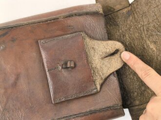 1. Weltkrieg, Tasche für Berittene. Datiert 1916