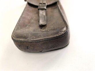 1. Weltkrieg, Tasche für Berittene. Datiert 1916