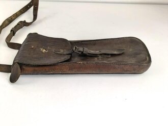 1. Weltkrieg, Tasche für Berittene. Datiert 1916