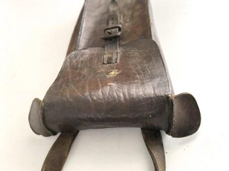 1. Weltkrieg, Tasche für Berittene. Datiert 1916