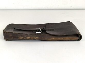 1. Weltkrieg, Tasche für Berittene, Riemen fehlt, datiert 1917