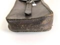 1. Weltkrieg, Tasche für Berittene, Riemen fehlt, datiert 1917