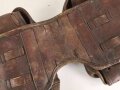 1. Weltkrieg, Packtasche für Artillerie ?, Hersteller und 1917 gestempelt. Guter Gesamtzustand, ungereinigt