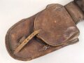 1. Weltkrieg, Packtasche für Artillerie ?, Hersteller und 1917 gestempelt. Guter Gesamtzustand, ungereinigt
