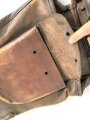 1. Weltkrieg, Packtasche für Artillerie ?, Hersteller und 1916 gestempelt. Ungereinigt