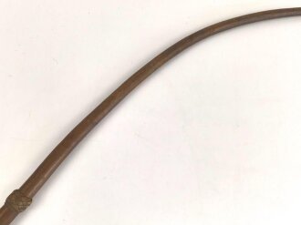 1. Weltkrieg, Lederpeitsche  für Artillerie ?, Hersteller und 1915 gestempelt.