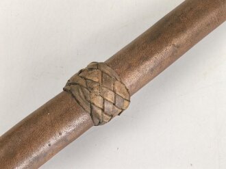 1. Weltkrieg, Lederpeitsche  für Artillerie ?, Hersteller und 1915 gestempelt.