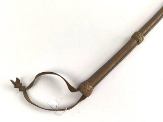 1. Weltkrieg, Lederpeitsche  für Artillerie ?, Hersteller und 1915 gestempelt.