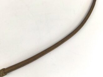 1. Weltkrieg, Lederpeitsche  für Artillerie ?, Hersteller und 1915 gestempelt.