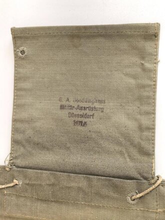 1. Weltkrieg, Futtersack für Pferde  datiert 1915, sehr guter Zustand
