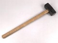 Vorschlaghammer für Fahnenschmied Wehrmacht datiert 1940. Gereinigtes Stück, der Stiel neuzeitlich ergänzt