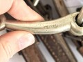 Dienstzaumzeug auf Trense der Wehrmacht. Guter Zustand, datiert 1942