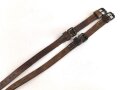 2 Stück Mittelpackriemen für Berittene , wohl ehemaliger Ostblock weiterverwendet bei der Wehrmacht