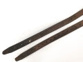 2 Stück Mittelpackriemen für Berittene , wohl ehemaliger Ostblock weiterverwendet bei der Wehrmacht