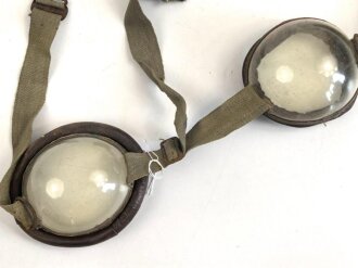 Brille zur Pferdegasmaske der Wehrmacht, gebrauchtes Stück