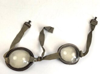 Brille zur Pferdegasmaske der Wehrmacht, gebrauchtes Stück