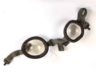 Brille zur Pferdegasmaske der Wehrmacht, gebrauchtes Stück