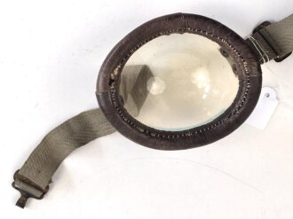 Brille zur Pferdegasmaske der Wehrmacht, gebrauchtes Stück