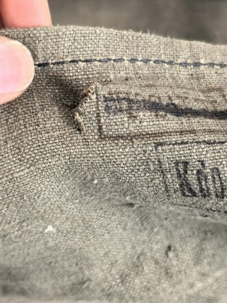 1. Weltkrieg, Mantelsack datiert 1917, in der Nachkriegszeit weiterverwendet bei der Schutzpolizei. Seltenes Stück