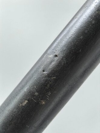 Preussen, Stahlrohrlanze Modell 1890/93. Die Drahtösen bereits durch vier Messingknöpfe ergänzt, so 1893 durchgeführt. Kammerstück von 1890. KEIN VERSAND, 3m Länge