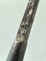 Preussen, Stahlrohrlanze Modell 1890/93. Die Drahtösen bereits durch vier Messingknöpfe ergänzt, so 1893 durchgeführt. Kammerstück von 1890. KEIN VERSAND, 3m Länge