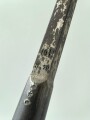 Preussen, Stahlrohrlanze Modell 1890/93. Die Drahtösen bereits durch vier Messingknöpfe ergänzt, so 1893 durchgeführt. Kammerstück von 1890. KEIN VERSAND
