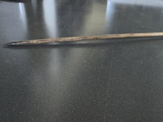 Preussen, Holzlanze neuer Art mit 4 Knöpfen, diese fehlen leider. Kammerstück , leicht verzogen. KEIN VERSAND