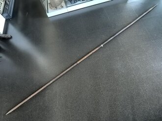 Preussen, Stahlrohrlanze Modell 1893. Kammerstück von 1906. Ungereinigt, KEIN VERSAND, 3,20m Länge