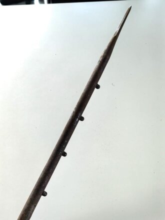 Preussen, Stahlrohrlanze Modell 1893. Kammerstück von 1906. Ungereinigt, KEIN VERSAND, 3,20m Länge