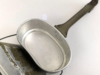Kochgeschirr alter Art / hohe Form. Nicht zusammengehörig, gebraucht,