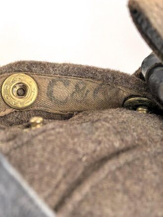 Labeflasche für Sanitätspersonal der Wehrmacht. C & C.W. 37. Ausnahmsweise mal mit den richtigen Trageriemen