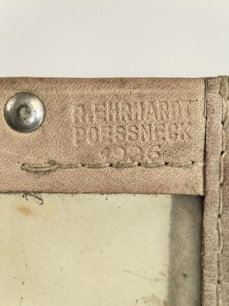 Einschub für eine Kartentasche der Wehrmacht. Gebraucht, datiert 1936