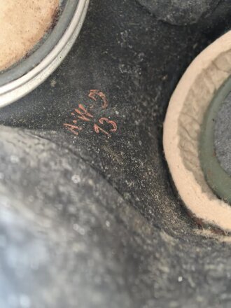 Luftschutz,  Volksgasmaske VM40 in Verpackung. Ungereinigt