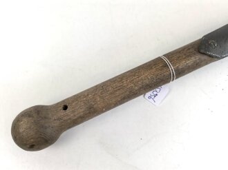 Luftschutz, gerader Spaten Wehrmacht, datiert 1938, für Luftschutz verausgabt. Höchstwahrscheinlich Originallack