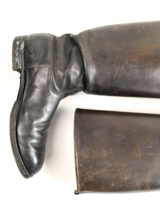 Paar Stiefel für Offiziere der Wehrmacht. getragenes Paar, Sohlenlänge 29cm