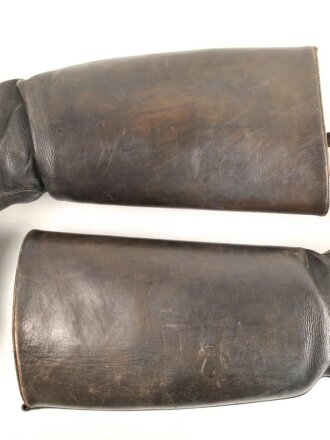 Paar Stiefel für Offiziere der Wehrmacht. getragenes Paar, Sohlenlänge 29cm