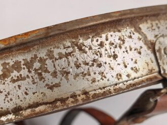 Stahlhelm Innenfutter für Wehrmacht Modell 1940 und 1942.  Für Glockengrüsse 66, Kopfgrösse 58, mit Kinnriemen. Neuzeitliche Fertigung