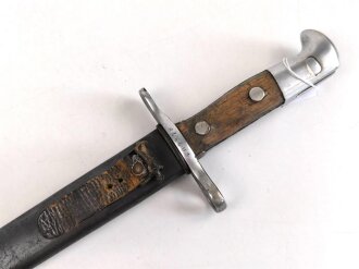 Schweiz,  Seitengewehr Modell 1911 für K31 und K11, Hersteller Waffenfabrik Neuhausen