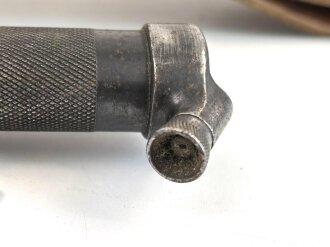 Schweden, Seitengewehr Modell 1896, im Koppelschuh. Ungereinigtes Stück