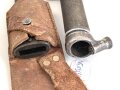 Schweden, Seitengewehr Modell 1896, im Koppelschuh. Ungereinigtes Stück