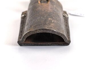 Koppelschuh zum Seitengewehr M84/98 zum K98 der Wehrmacht. Guter Zustand, datiert 1938