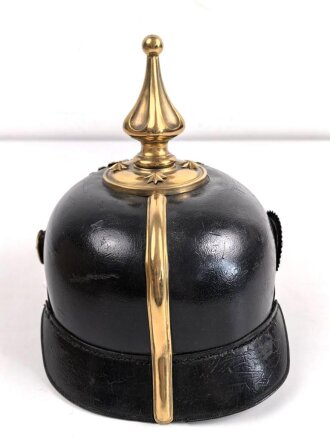 Preussen,Pickelhaube für einen Offizier der Polizei in gutem Gesamtzustand