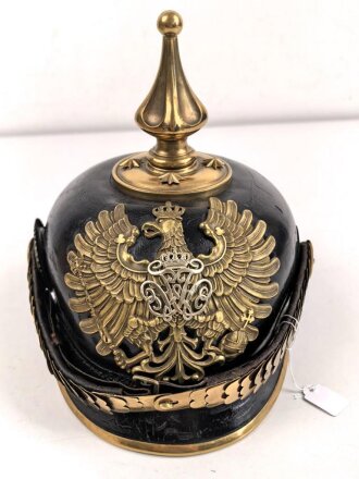 Preussen,Pickelhaube für einen Offizier der Polizei in gutem Gesamtzustand