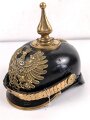 Preussen,Pickelhaube für einen Offizier der Polizei in gutem Gesamtzustand