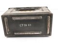 Frankreich, Gurtkasten / Munitionskasten für " 100 Cartouches do 12,7mm Modelle 1947. Datiert 1963. Ungereinigtes Stück